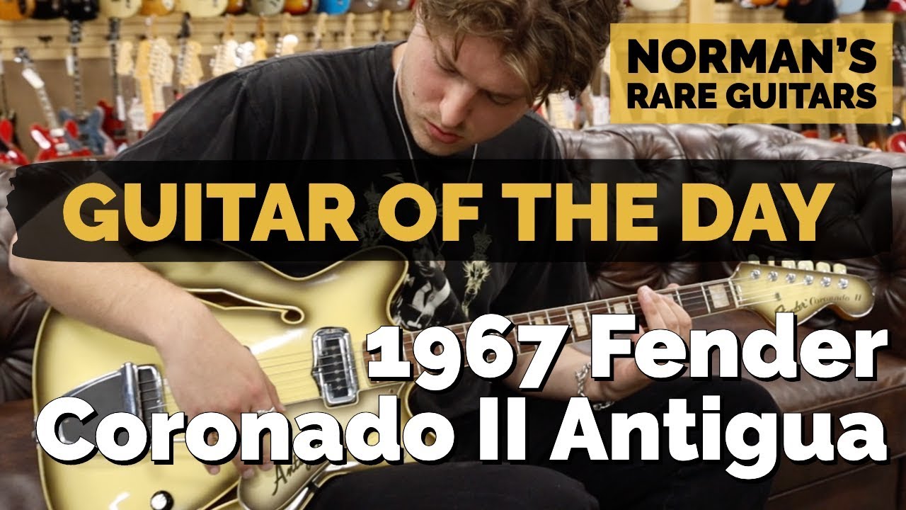 Гитара дня: Fender Coronado II Antigua 1967 года | Редкие гитары Нормана