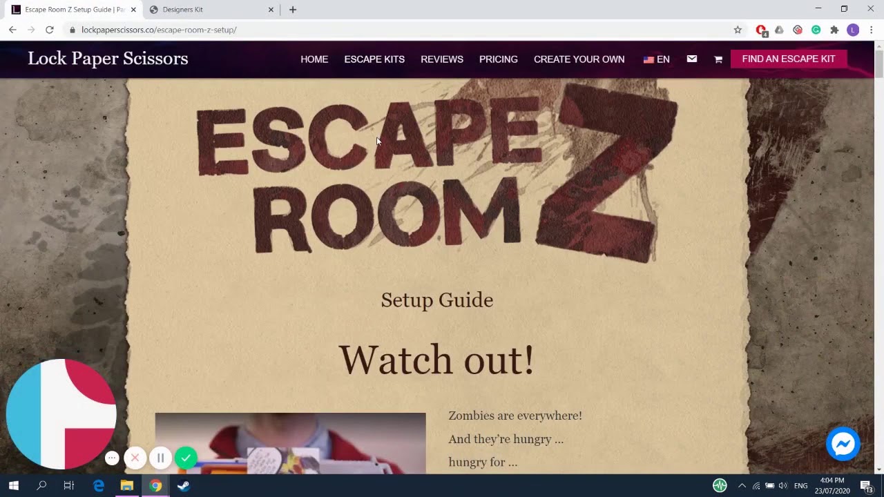 How to Set Up the Escape Room Z Escape Room Game