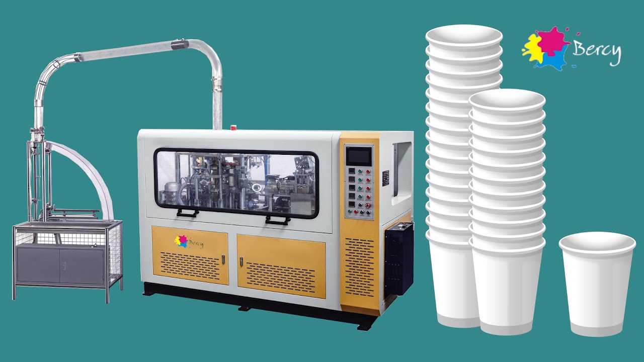 Máquina para fabricação de Copos de Papel BM-22A de Alta Produção