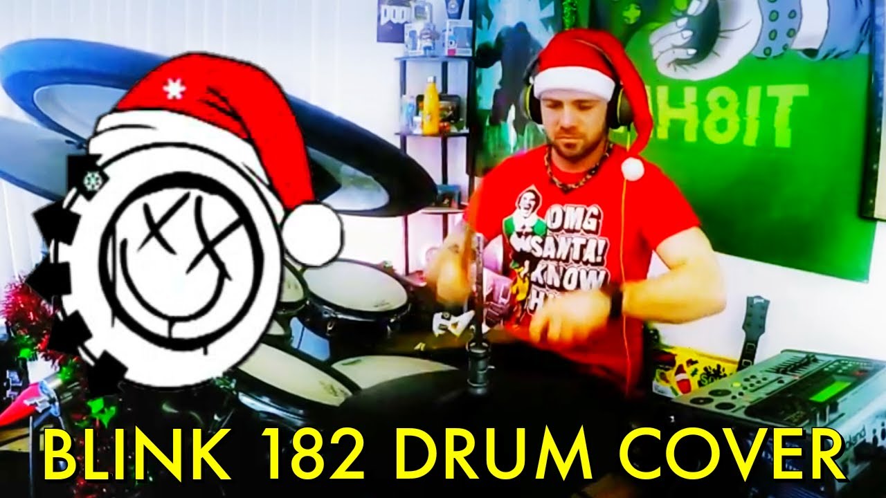 Blink 182 I Wont be Home for Christmas Drum Cover by FNH8iT