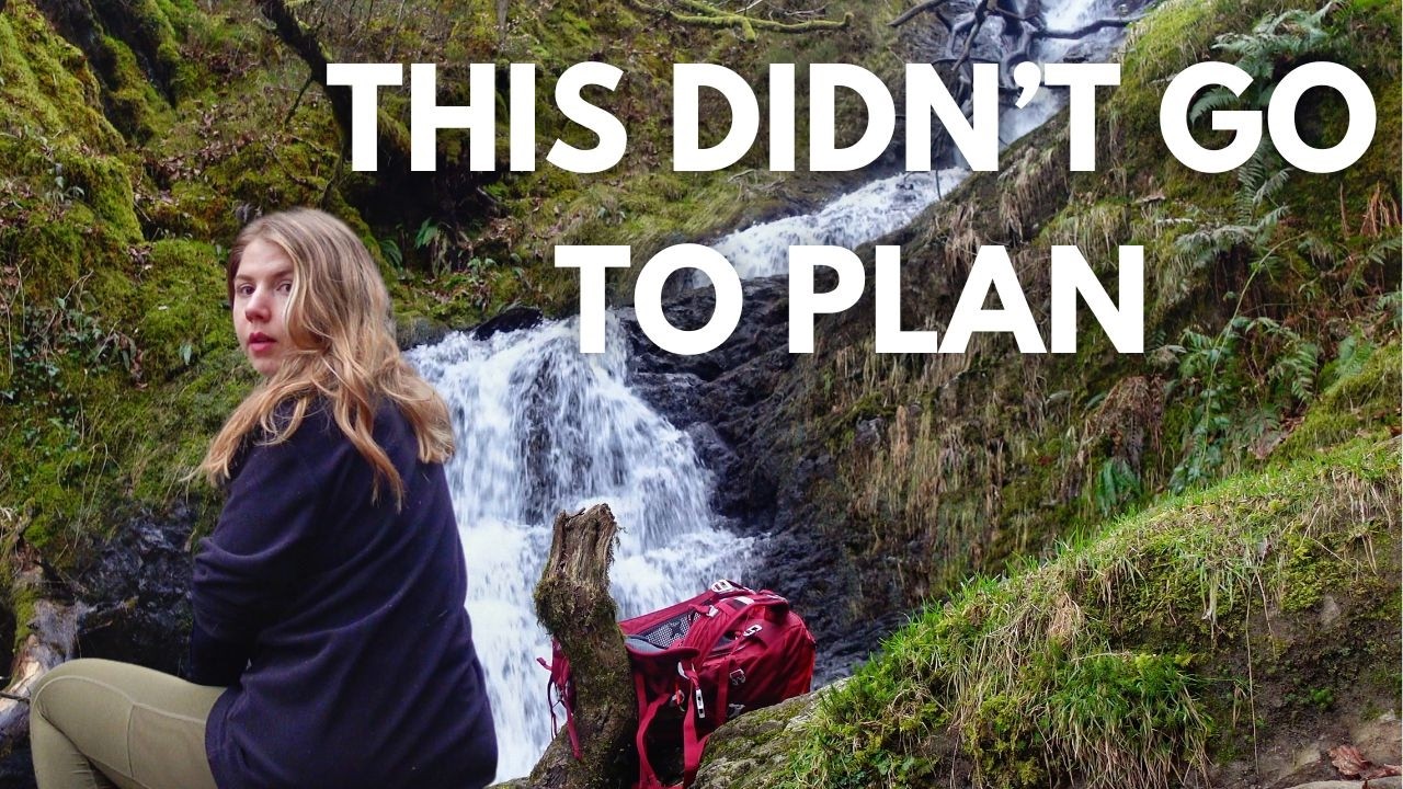 SOLO HIKING through Welsh forest