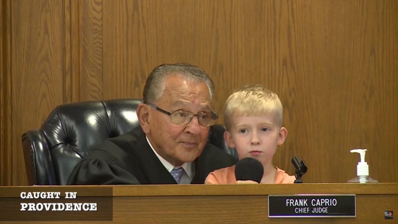 Caught in Providence: Cute Kid Wins Over the Courtroom