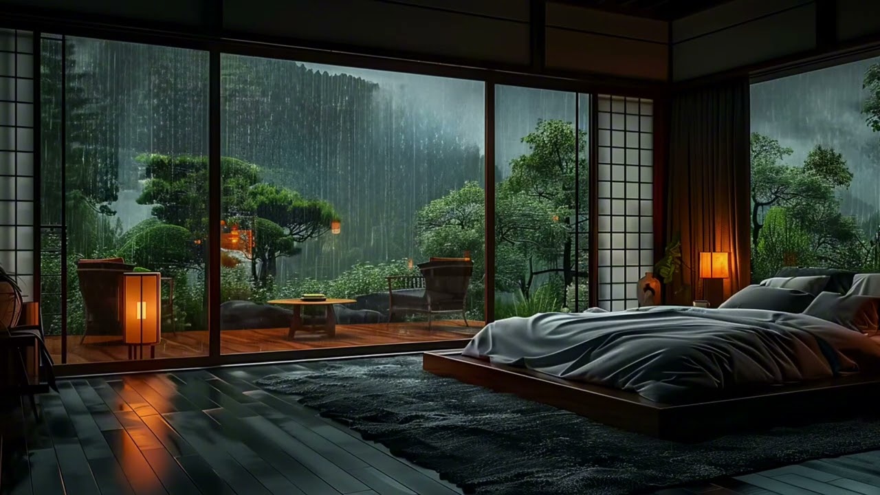 Heavy Rain in the Rainforest 🌧 Relaxing Nature Sounds for Sleep & 432Hz for Inner Peace (8 Hours)