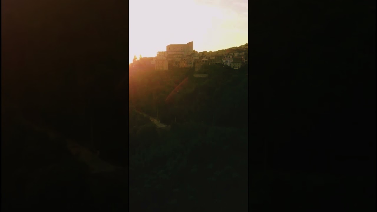 Curinga - La Chiesa Matrice al tramonto
