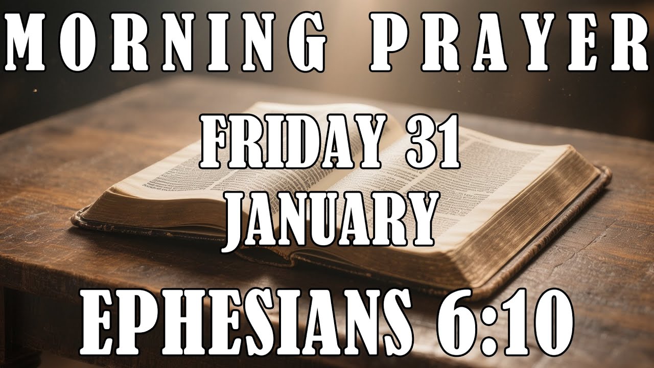 MORNING PRAYER – Monday, January 27 – Put On God's Full Armor | Ephesians 6:10-17