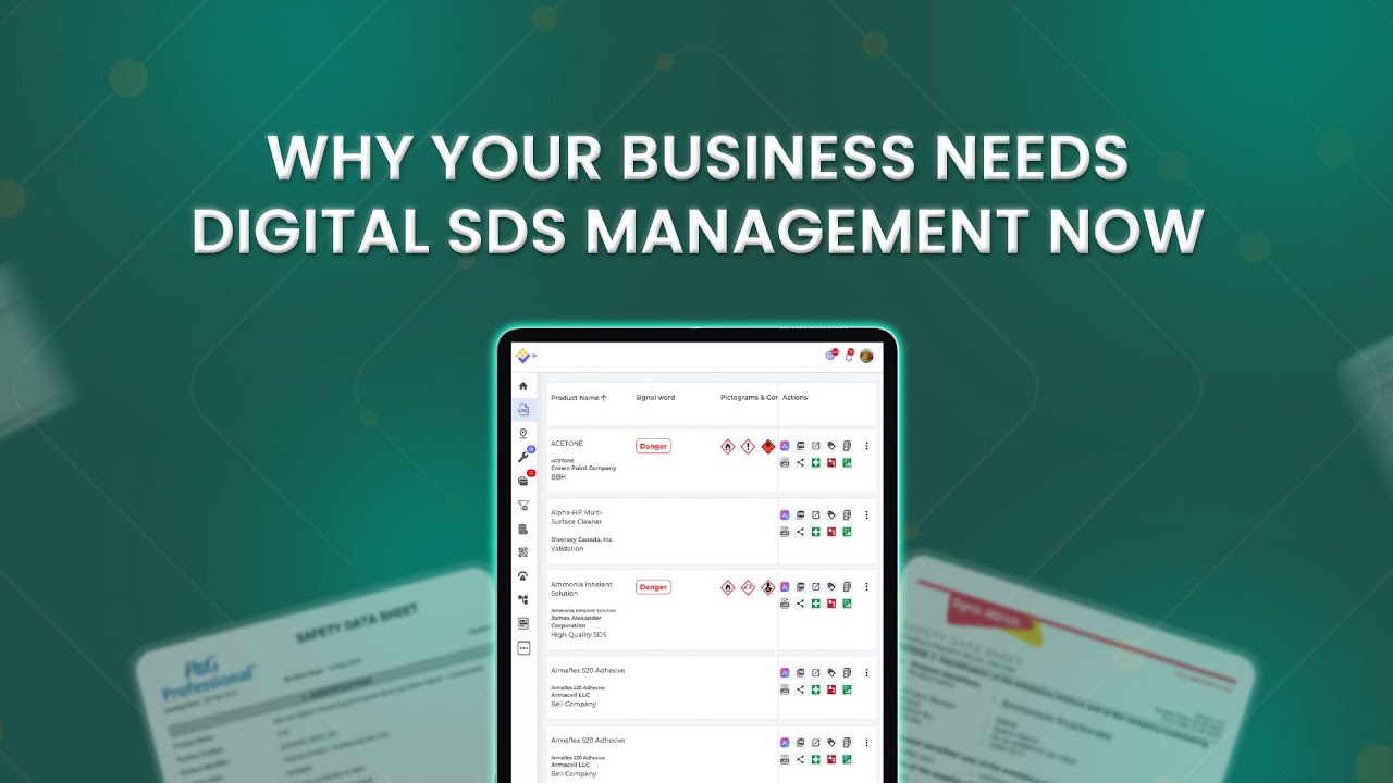 Why Your Business NEEDS Digital SDS Management NOW