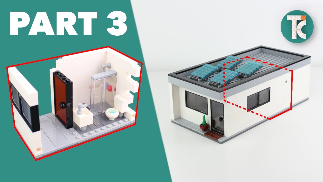 LEGO HOUSE TUTORIAL (Part 3 Bathroom)