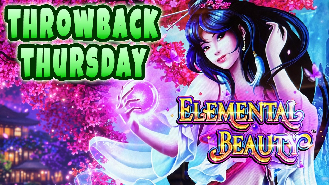 Elemental Beauty - RARE slot to find! Throwback Thursday! Live Play, Wild Features and Free Games!