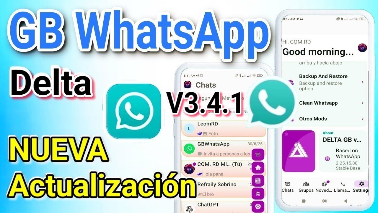 NUEVO WhatsApp Plus 2026! GB WhatsApp DELTA V3.4.1 