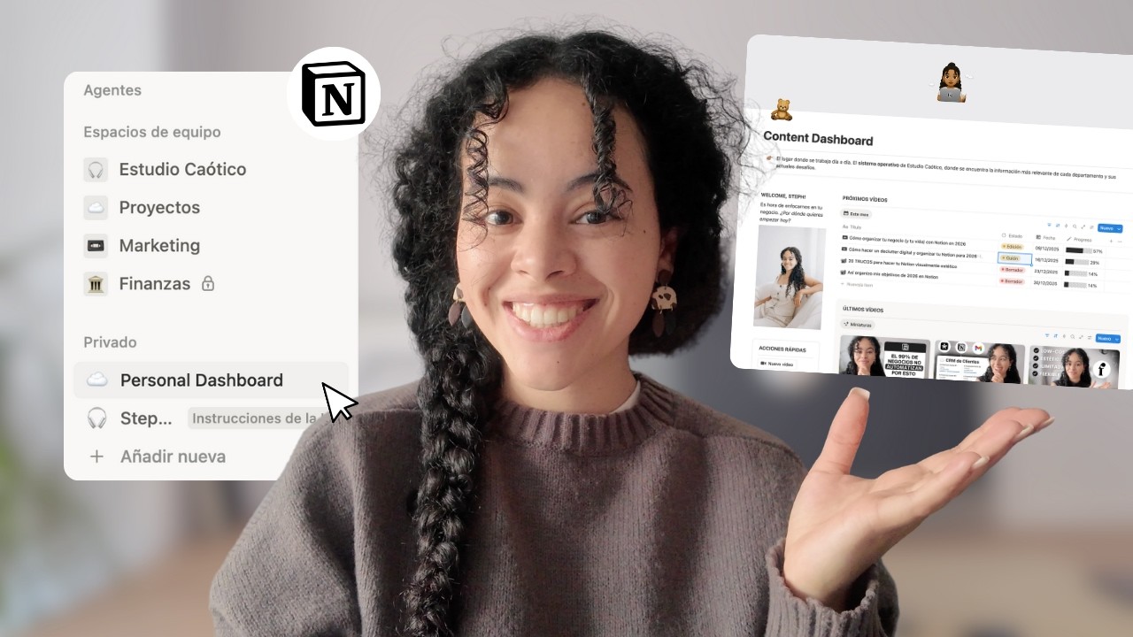 Así puedes organizar tu vida y tu negocio en 2026 (versión minimalista) con Notion 📦