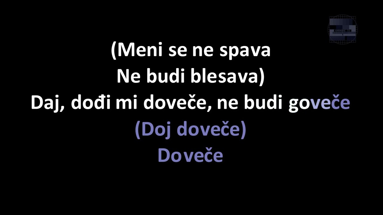 Bijelo dugme - Meni se ne spava (Karaoke)