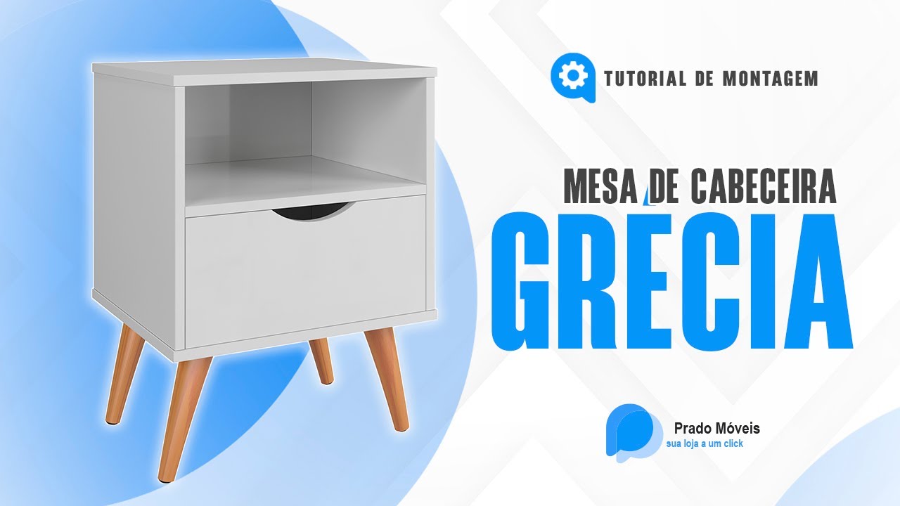 Como montar a Mesa de Cabeceira Grécia