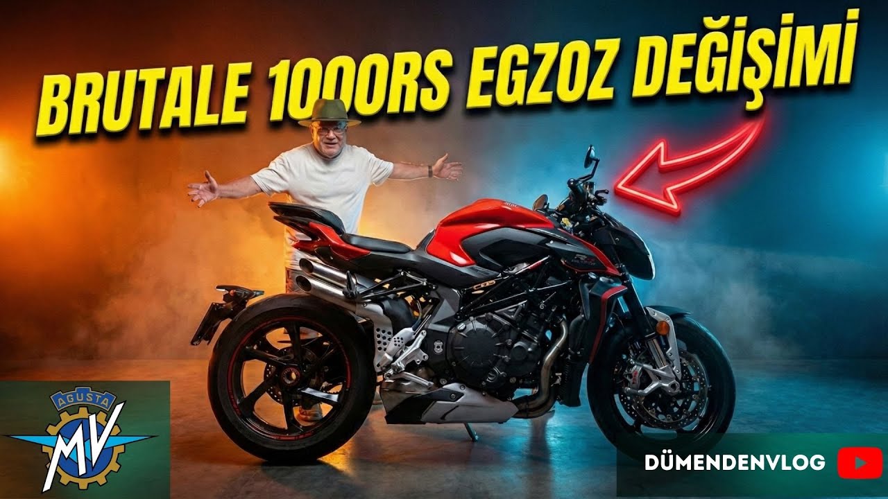 MV AGUSTA BRUTALE EGZOZ DEĞİŞİM   USTA GERİLDİ !!  / #mvagusta #egzoz