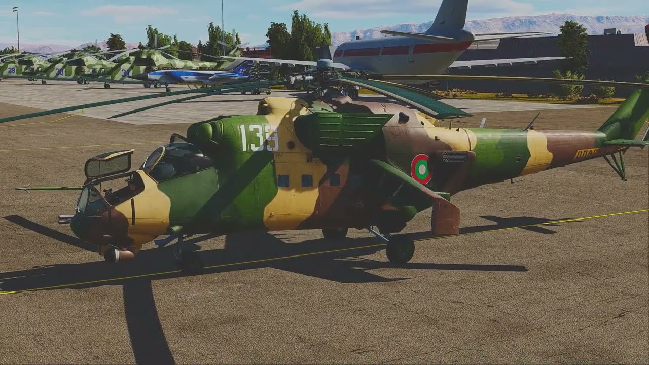 DCS-World.=CWF=LaryKozz BG. Ми-24П. Първи стъпки. Запуск.