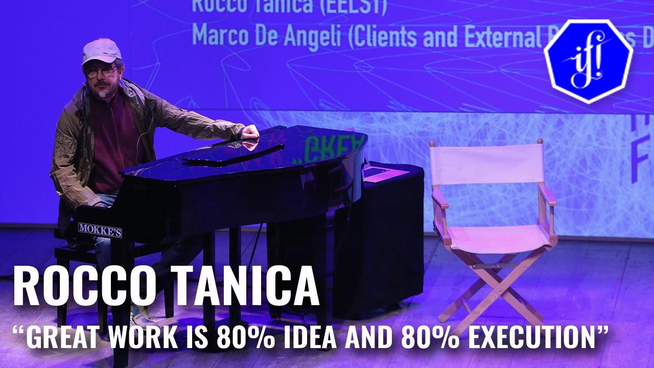 “Great work is 80% idea and 80% execution” con Rocco Tanica – IF! Italians Festival 2016