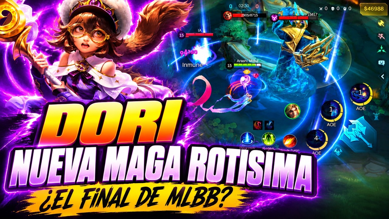 🔥 DORI EST&Aacute; ROT&Iacute;SIMA: &iexcl;LA NUEVA MAGA QUE PUEDE ROMPER EL META DE MLBB!