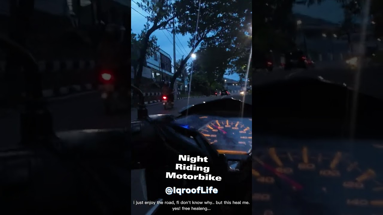 Moto Clips! i'm riding motorbike on semarang at night day #motorbike #road