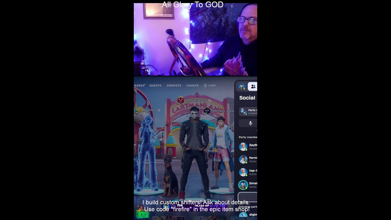 LIVE: Fortnite!... Come kick it with DumpsterFire now!