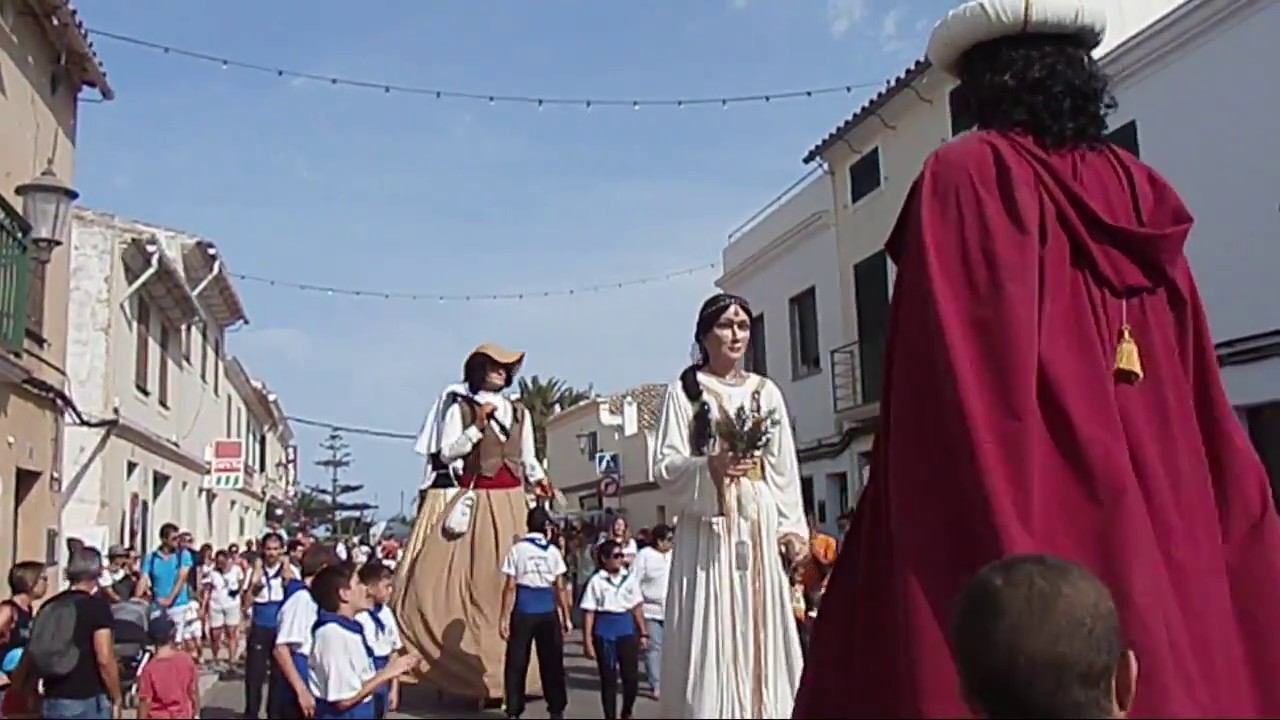 Festes de Sant Climent 2017 (Menorca) - Gegants de Llucmaçanes
