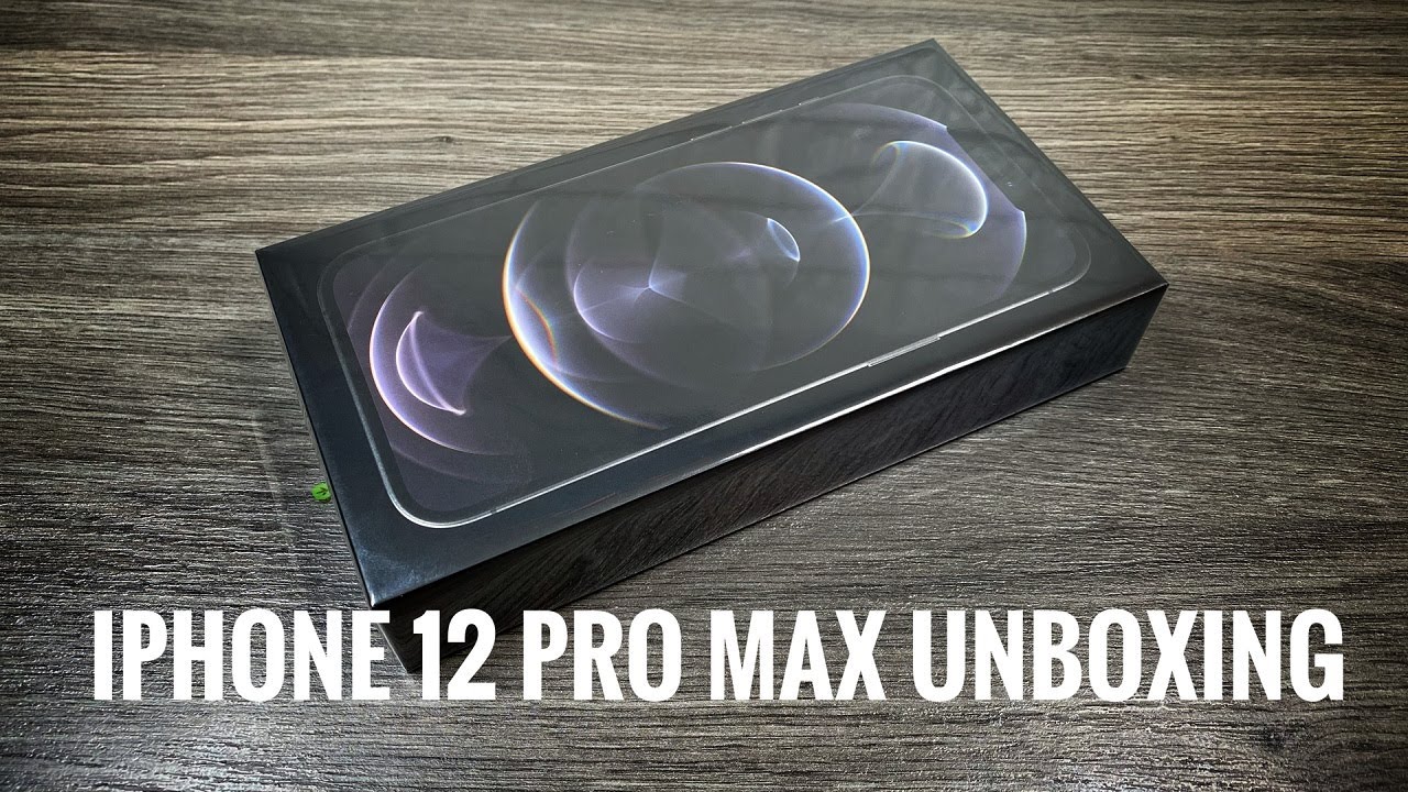 Распаковка и настройка iPhone 12 Pro Max Graphite