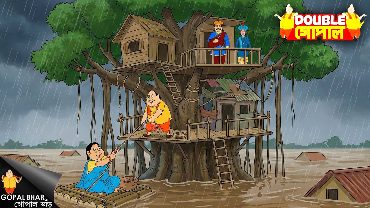 বন্যায় ডুবে যাওয়া পৃথিবী এবং গোপাল দাদার গাছ-বাড়ি | Gopal Bhar | গোপাল ভর | New Episode 2026