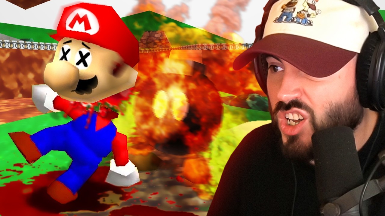 Mario 64 pero todo te mata brutalmente