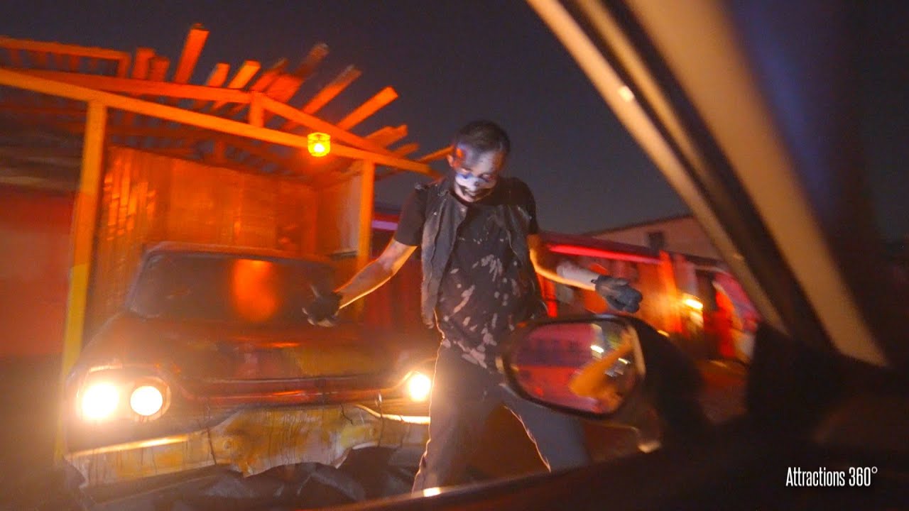 Drive-Thru Halloween Haunt Scare Zones - The Scream Zone 2020 Highlights - Del Mar Fairground