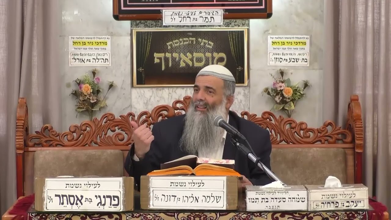 הרב שמעון זרביב | גודל נס מחיאת עמלק וענייני פורים | מוסאיוף