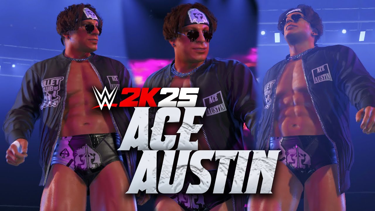 WWE 2K25 ACE AUSTIN w/Call Name GFX | New WWE 2K25 Mods