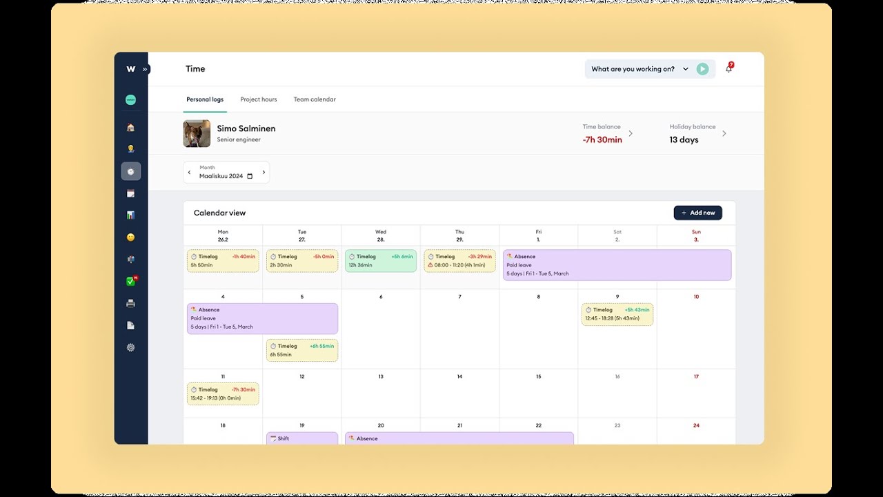 Leave Management Software by Workant