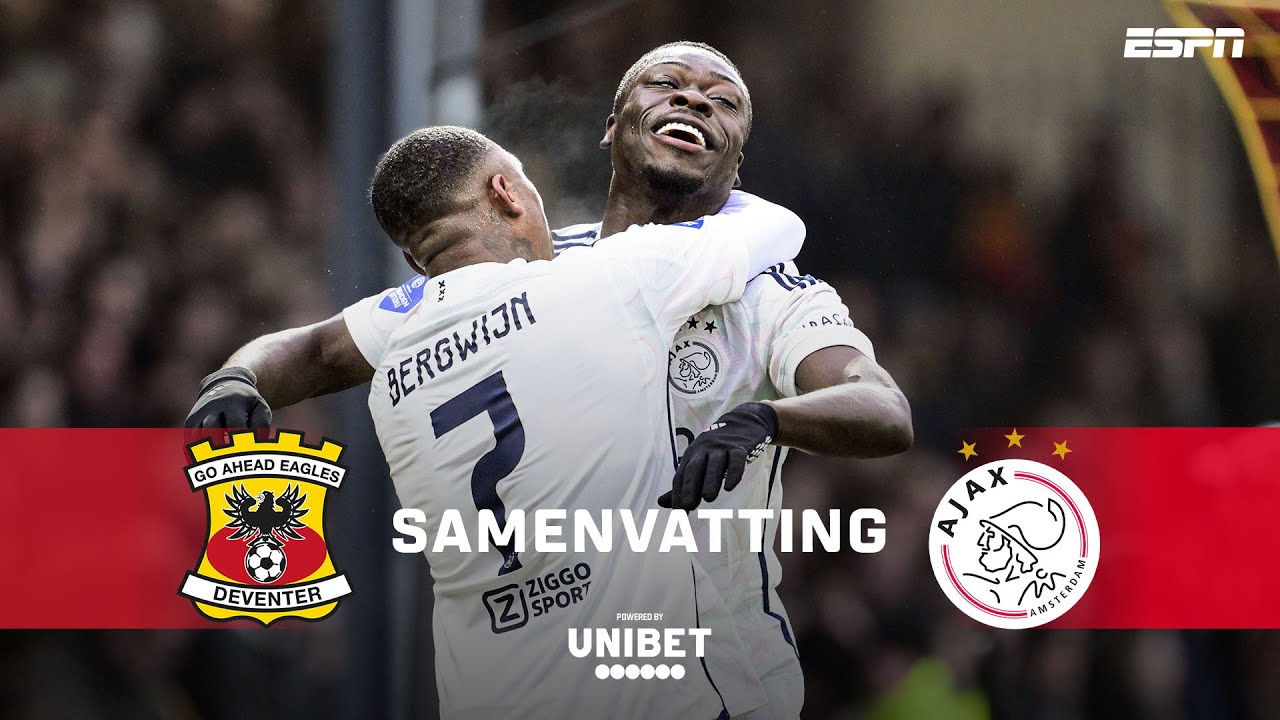 5️⃣ DOELPUNTEN in HEERLIJK voetbalgevecht 🔥 | Samenvatting Go Ahead Eagles - Ajax