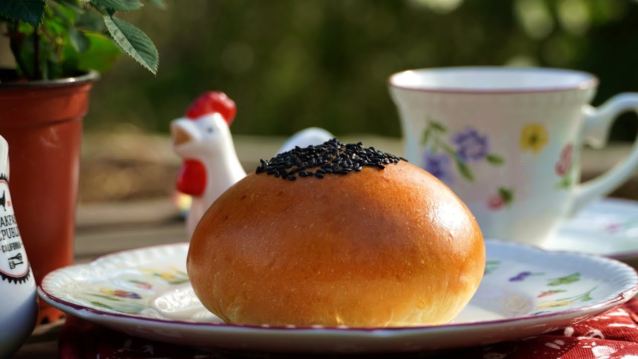 【cc】Japanese Red Bean Buns / Hand kneading / Very Detailed Method / 日式红豆沙面包
