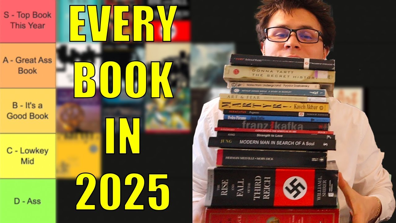 Рейтинг всех книг, которые я прочитаю в 2025 году.