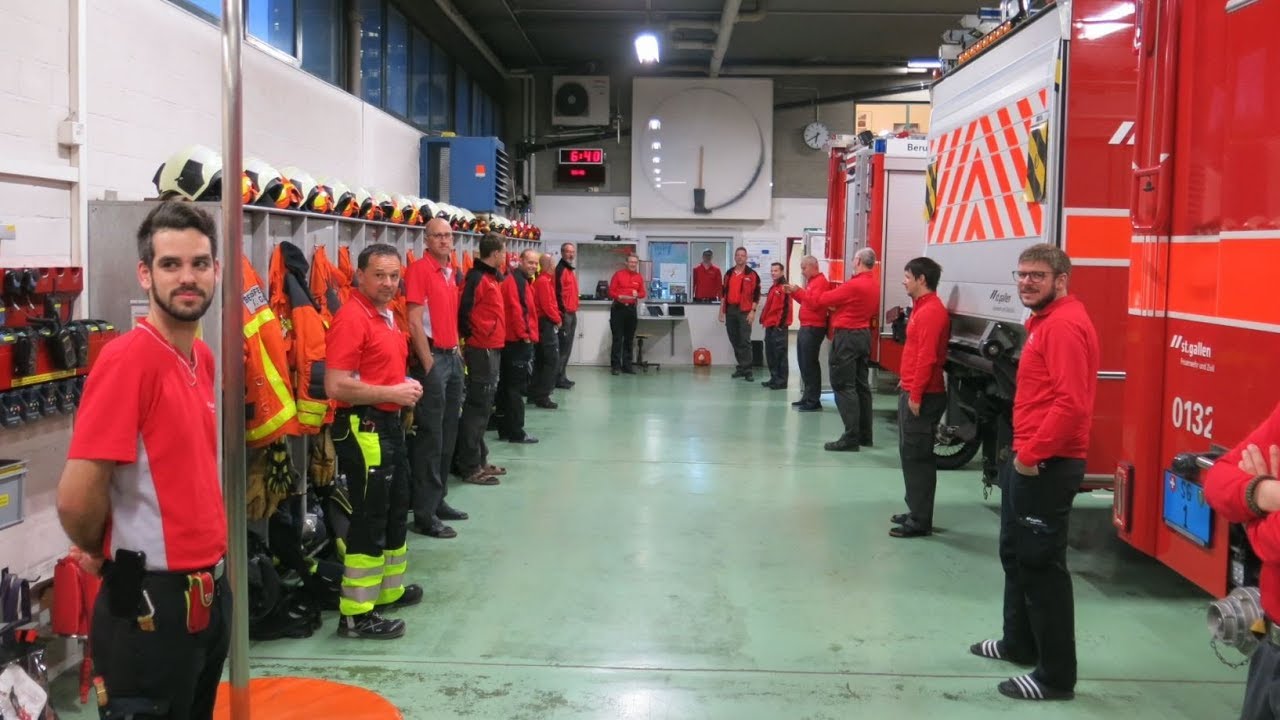 Corona-Pandemie: Massnahmen bei der Berufsfeuerwehr St.Gallen