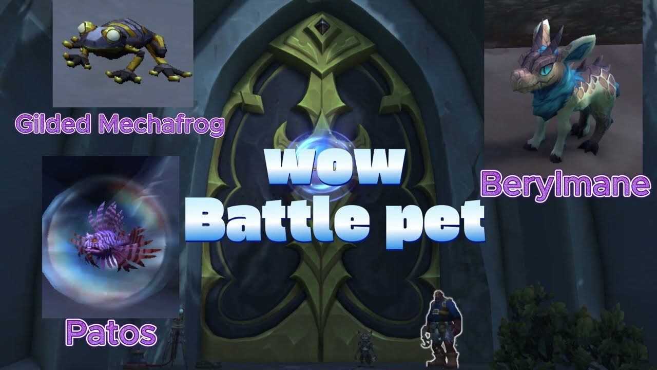 WoW Battle pet: Dragonflight, Zskera Vaults-Gilded Mechafrog, Patos, Berylmane