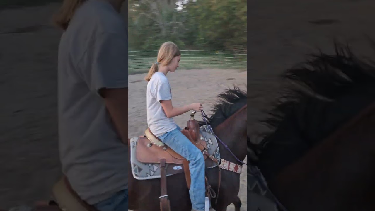 Callie riding 