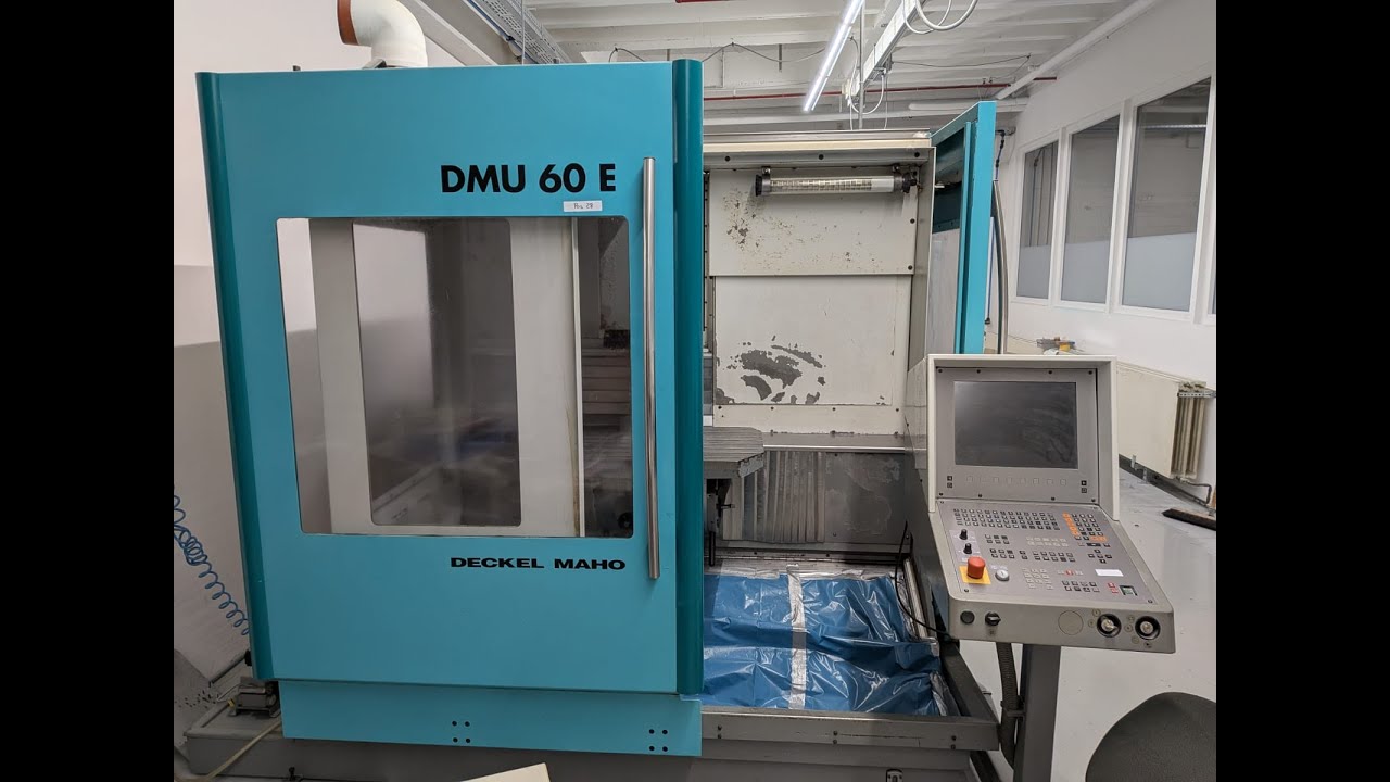 Fräsmaschine CNC 3-Achs Deckel Maho DMU 60 E Testlauf