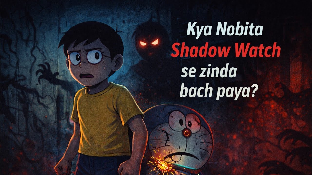 Kya nobita shadow watch se zinda bach paya ? Doremon and Nobita moral story 