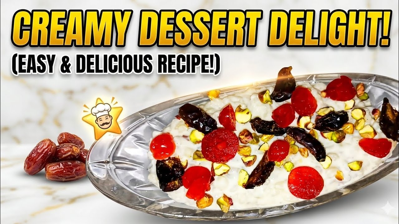 Better Than Ice Cream! The Ultimate Creamy Date Dessert#food #healthy #tasty #video 