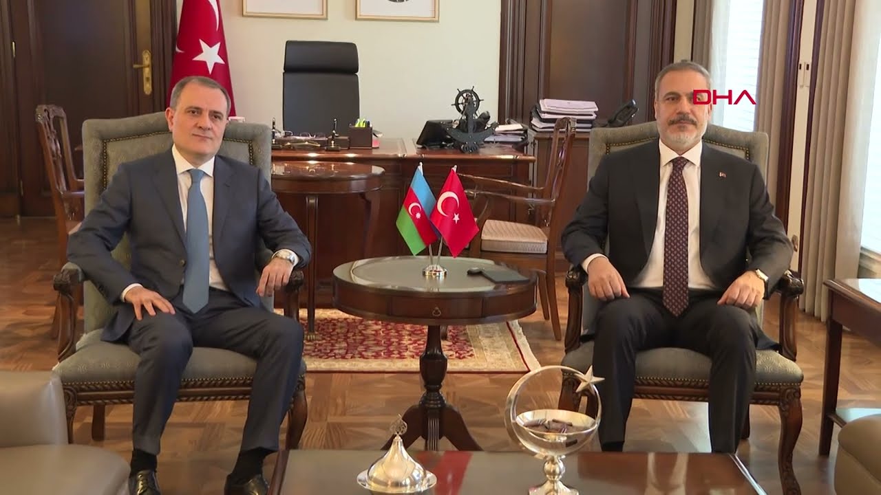 Dışişleri Bakanı Hakan Fidan, Azerbaycanlı mevkidaşı ile görüştü