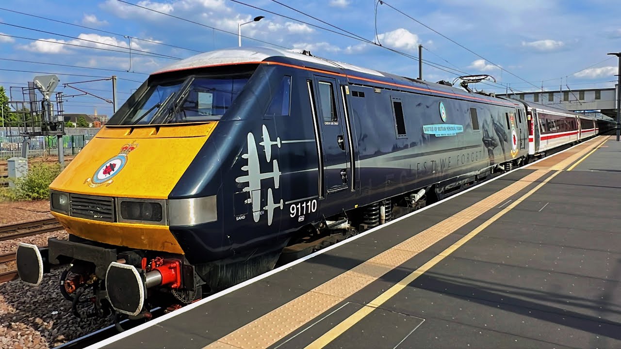 Trains at Peterborough, ECML, 23/05/2025