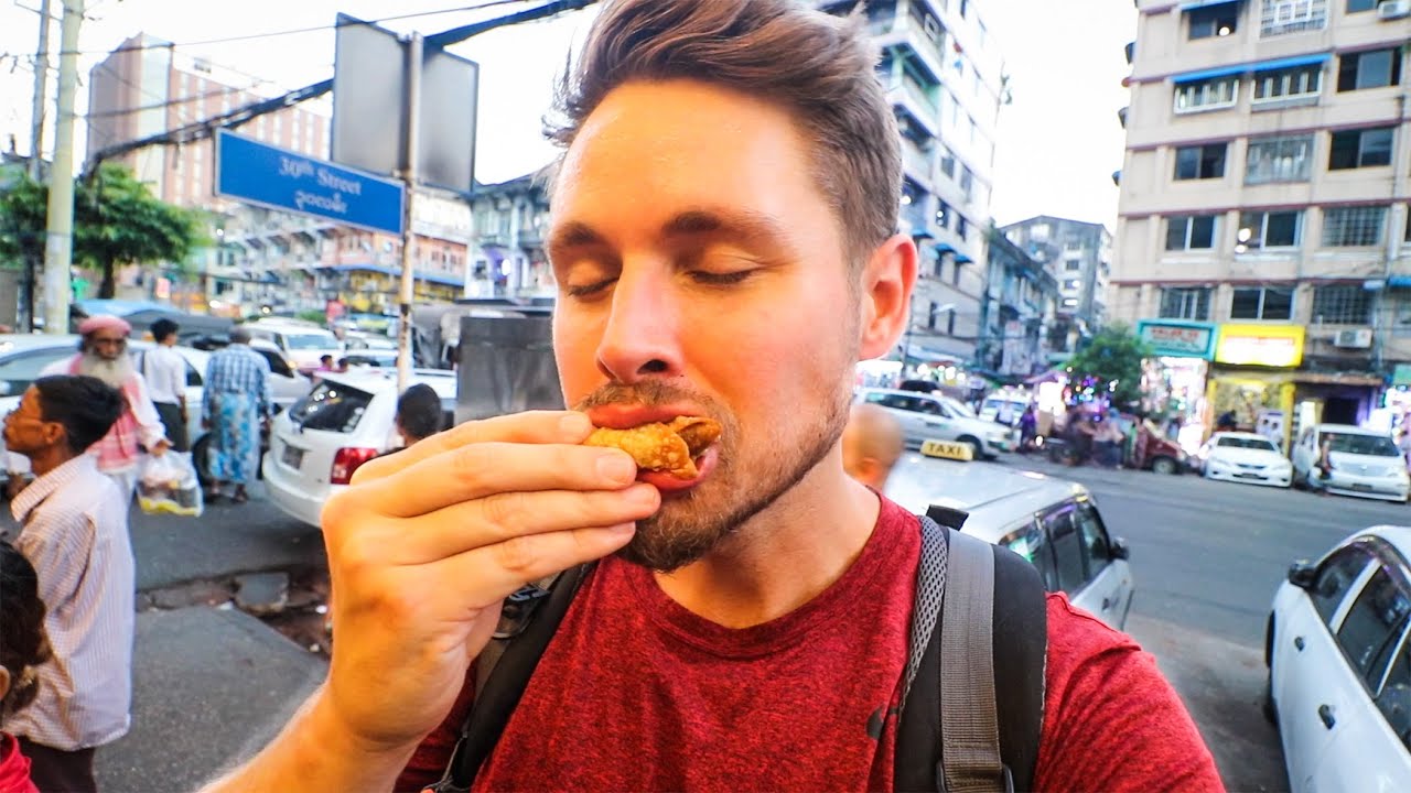 CHINATOWN & LITTLE INDIA Food Hunting In Yangon, Myanmar