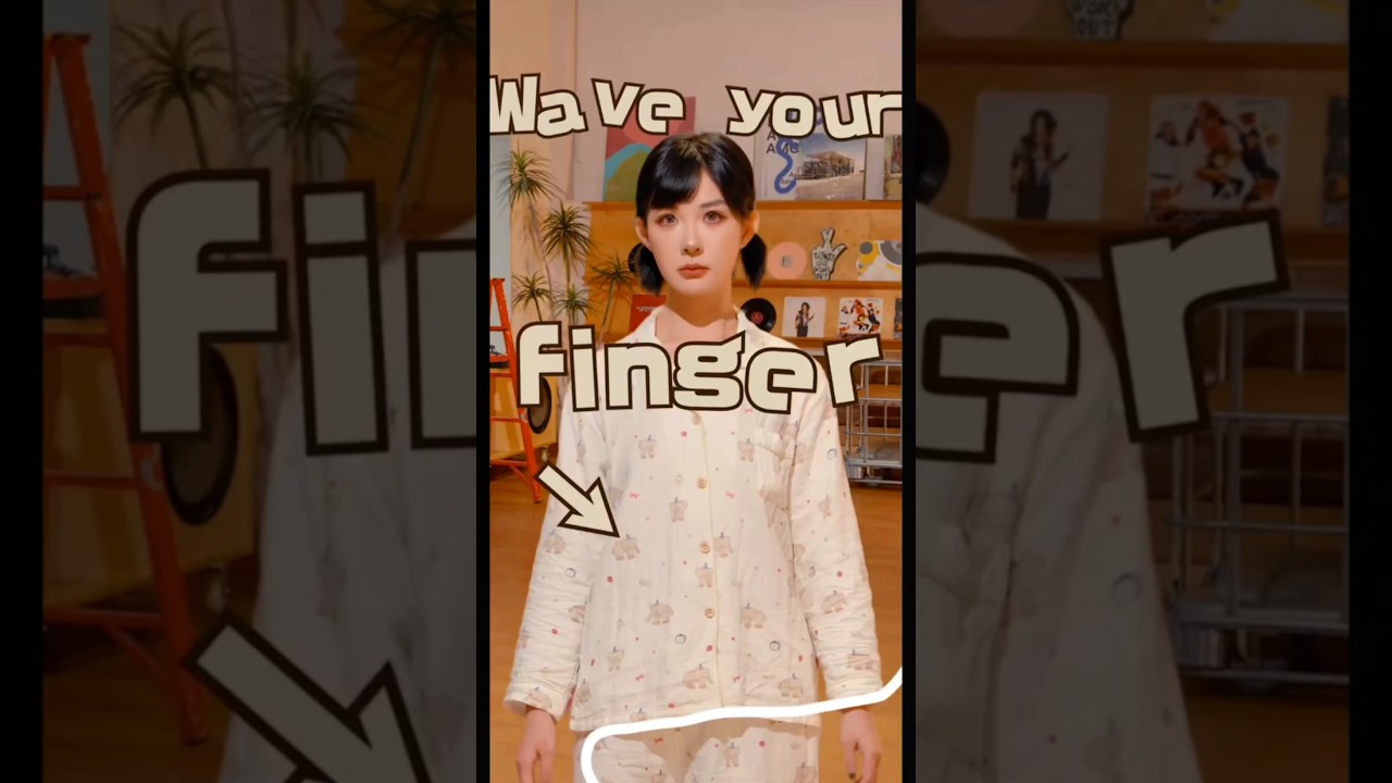 wave your finger  || immersive interactive warm up 