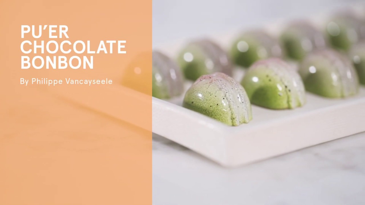 Chocolate Academy™ Online -  Pu'er Chocolate bonbon