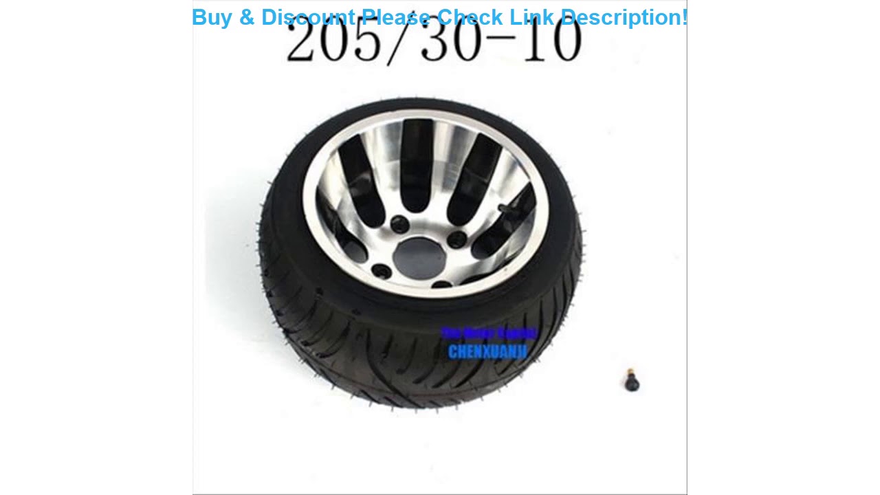 Deal High Performance GO KART KARTING ATV UTV Buggy 205/30-10 Inch Wheel Tubeless Tyre Tire with Al