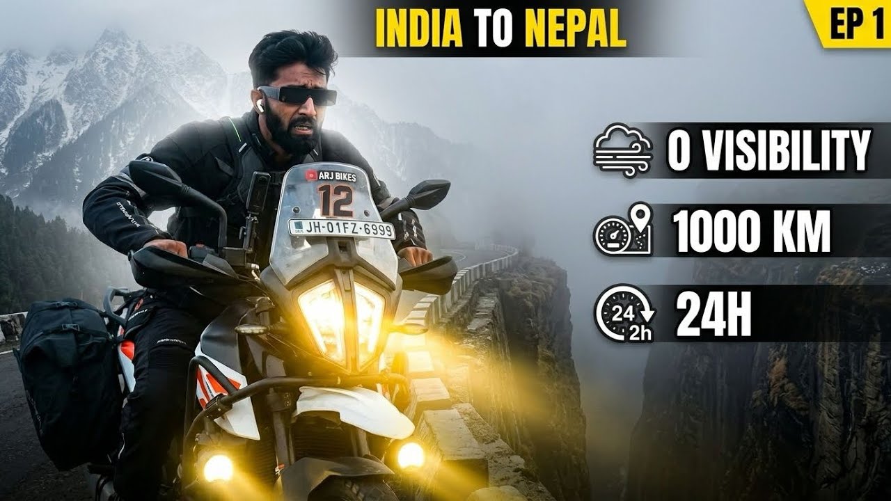 RANCHI TO POKHARA NEPAL 🇳🇵 NONSTOP WITH MY KTM 390 ADVENTURE 🔥