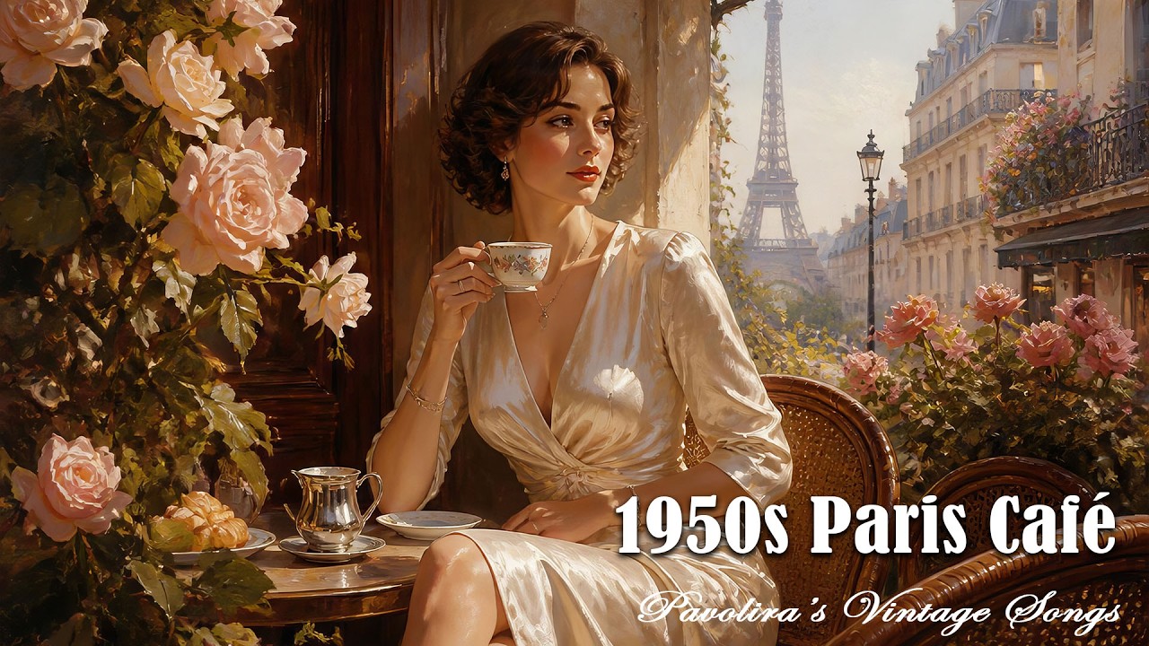 1950s Spring Paris Caf&eacute; | Pavolira&rsquo;s Vintage Songs