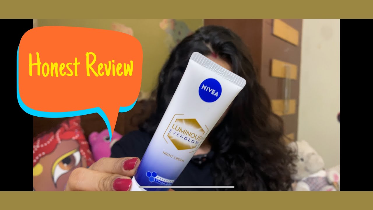 Nivea Luminous Even Glow Night Cream with Thiamidol & Hyaluronic Acid to Reduce Dark Spot