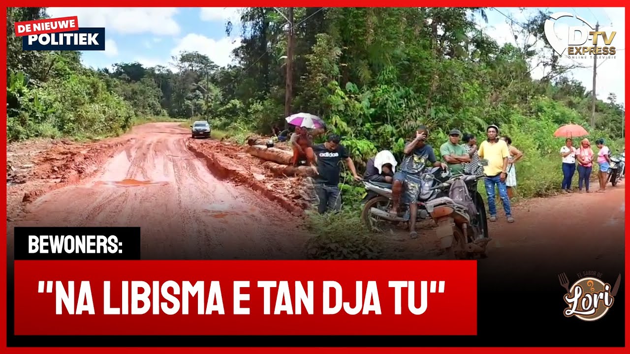🚀 De Nieuwe Politiek Live • Bewoners Pikin Saron trekken weer aan de bel, weg onbegaanbaar (Suriname