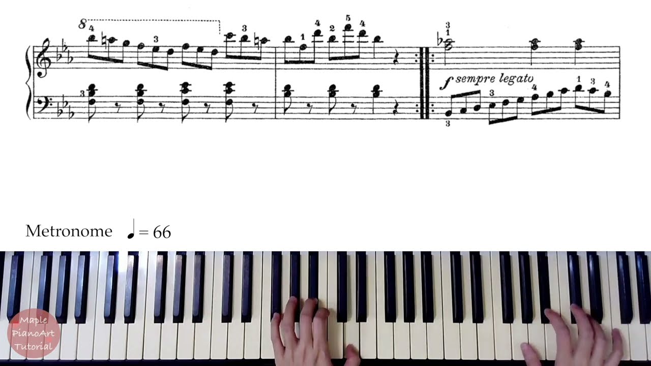 Czerny Op.599 No.70/徹爾尼100首練習曲 第70首/Sheet music/Piano Tutorial